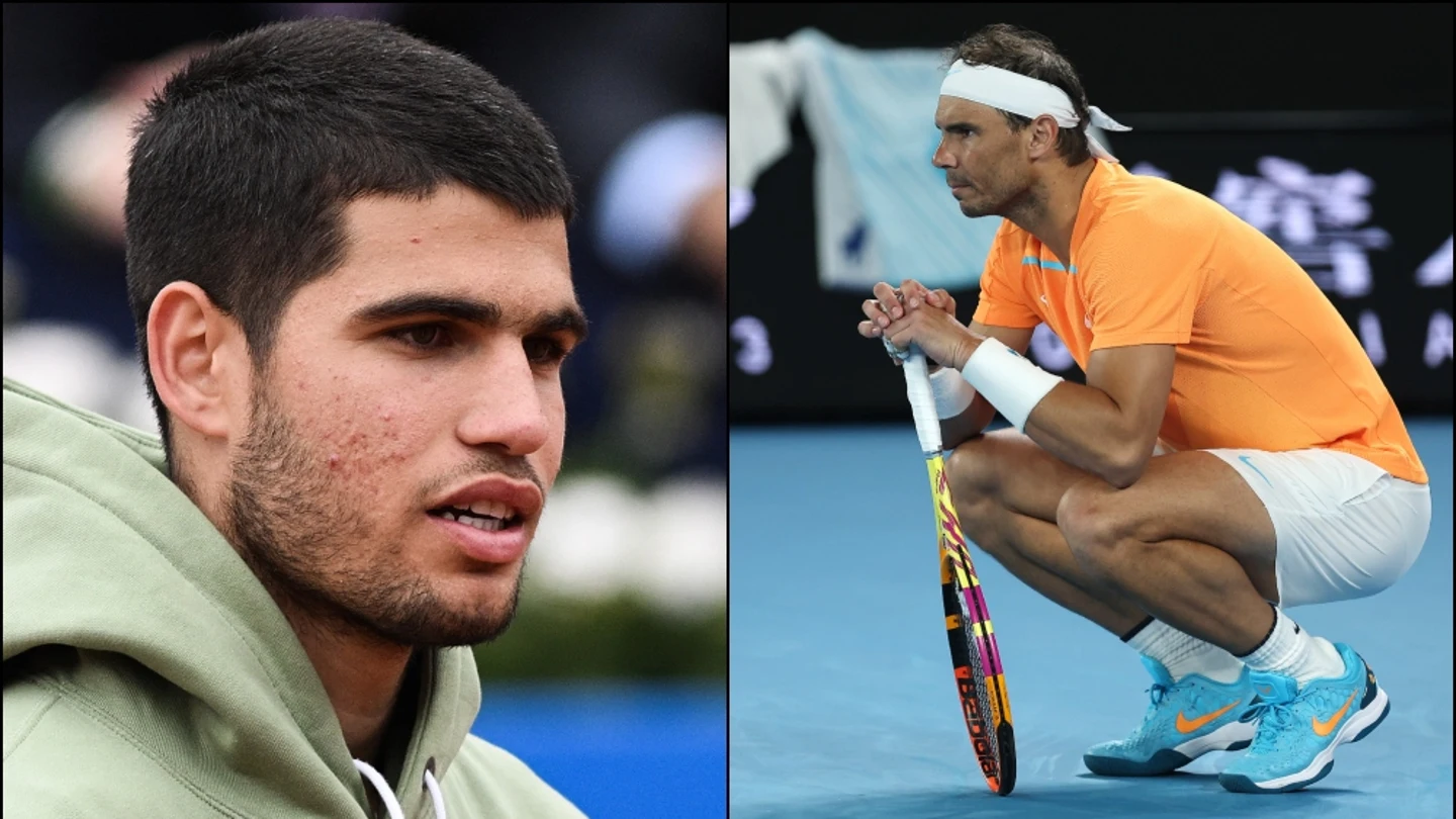 Carlos Alcaraz y Rafa Nadal Carlos Alcaraz y Rafa Nadal