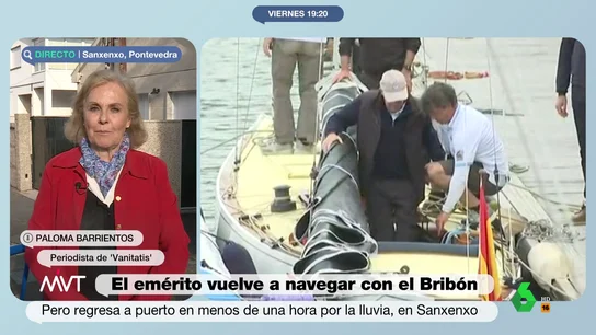 Paloma Barrientos revela los planes del rey emérito durante el fin de semana: "No va a haber fiesta" Paloma Barrientos revela los planes del rey emérito durante el fin de semana: "No va a haber fiesta"