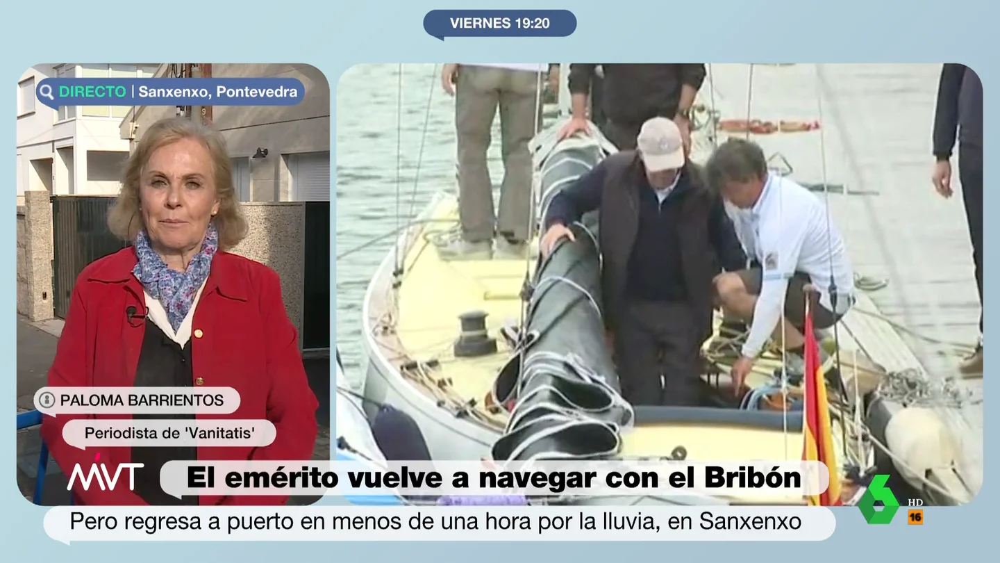Paloma Barrientos revela los planes del rey emérito durante el fin de semana: "No va a haber fiesta" Paloma Barrientos revela los planes del rey emérito durante el fin de semana: "No va a haber fiesta"