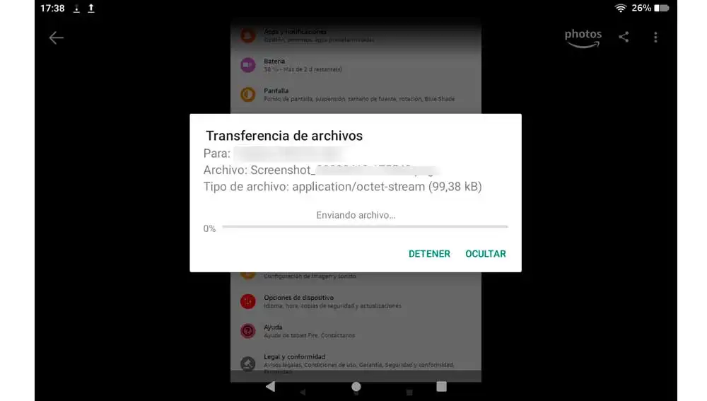 Transfiriendo archivo Transfiriendo archivo