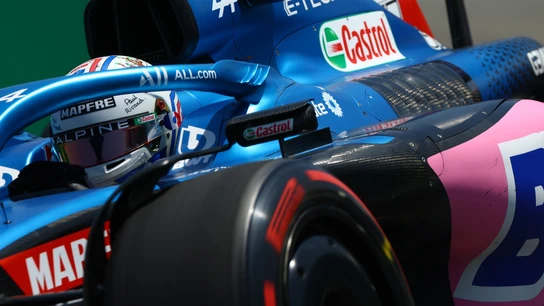 Esteban Ocon, con el Alpine Esteban Ocon, con el Alpine