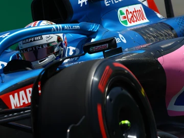 Esteban Ocon, con el Alpine Esteban Ocon, con el Alpine