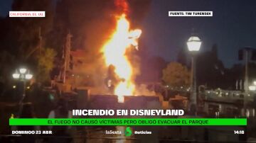 Una atracción de Disneyland California sale ardiendo y provoca el pánico entre los asistentes