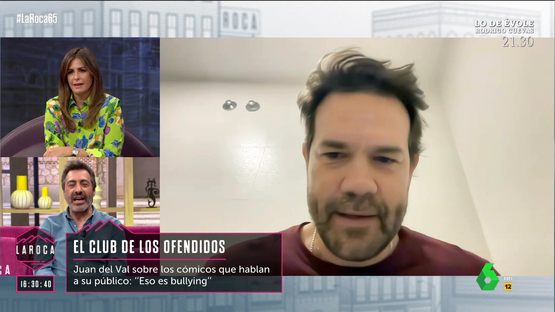 El monologuista Juan Dávila responde a Juan del Val: "Es muy fácil opinar desde un sofá de El Hormiguero"