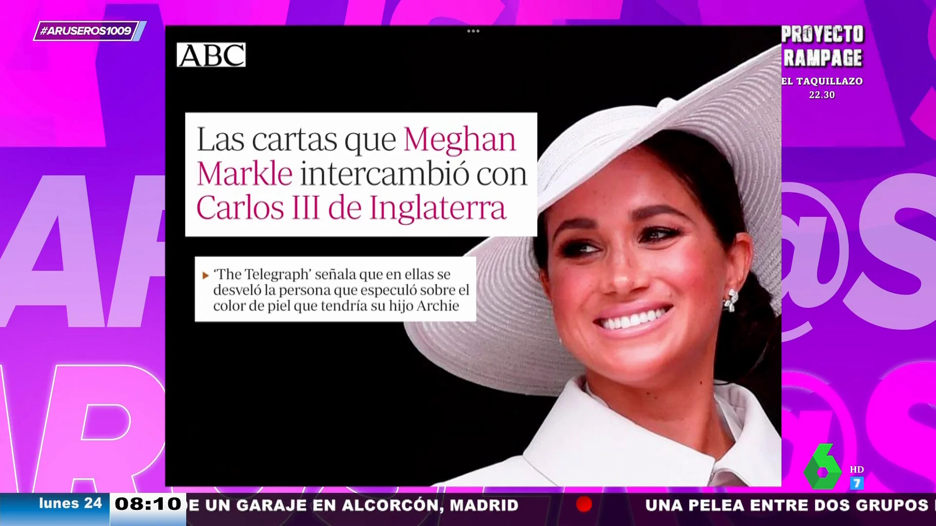 Meghan Markle mandó una carta al rey Carlos desvelando quién cuestionó el color de piel de su hijo