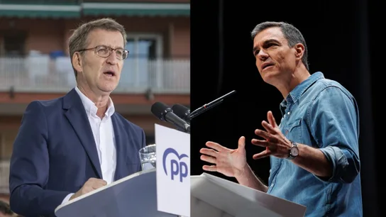 Alberto Núñez Feijóo y Pedro Sánchez Alberto Núñez Feijóo y Pedro Sánchez