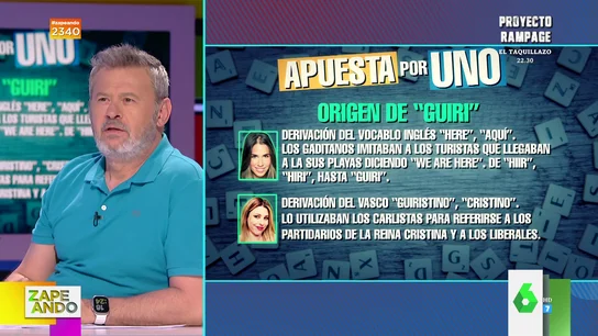 Derivación del vocablo inglés 'here' o del vasco 'guiristino': ¿cuál es el origen de la palabra 'guiri'? Derivación del vocablo inglés 'here' o del vasco 'guiristino': ¿cuál es el origen de la palabra 'guiri'?