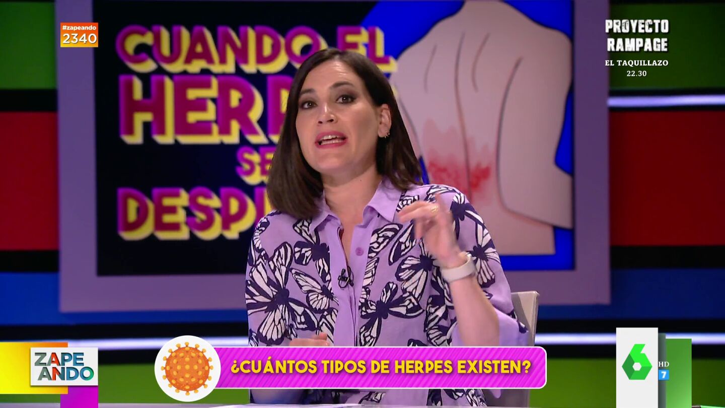 Boticaria Garc&iacute;a explica los distintos tipos de herpes que hay y aclara que el 80% de la poblaci&oacute;n es portadora 