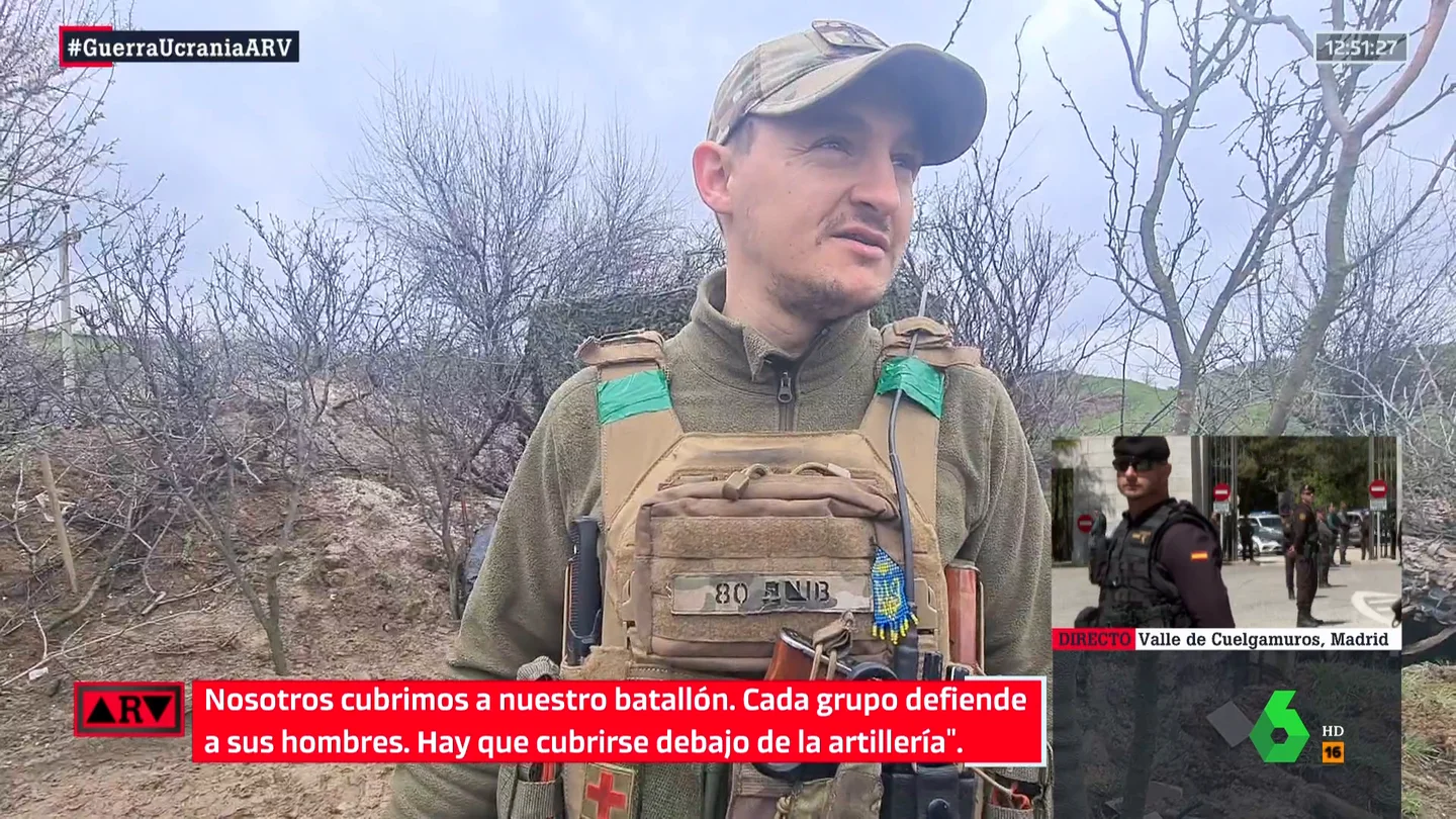 "Hay que cubrirse debajo de la artillería": los soldados ucranianos cuentan a laSexta cómo está siendo la lucha por Bajmut "Hay que cubrirse debajo de la artillería": los soldados ucranianos cuentan a laSexta cómo está siendo la lucha por Bajmut