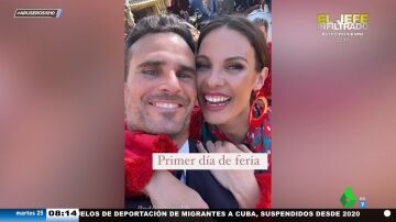 Jessica Bueno presenta a su novio en la Feria de Abril: las bonitas fotos con Pablo Marqués