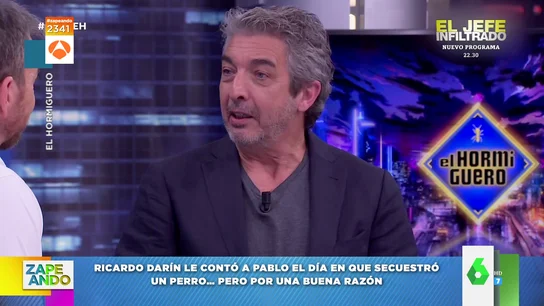 Ricardo Darín confiesa en 'El Hormiguero' el 'secuestro' del perro de un vecino durante varios días Ricardo Darín confiesa en 'El Hormiguero' el 'secuestro' del perro de un vecino durante varios días