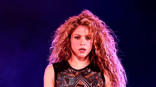 La cantante colombiana Shakira durante un concierto. La cantante colombiana Shakira durante un concierto.