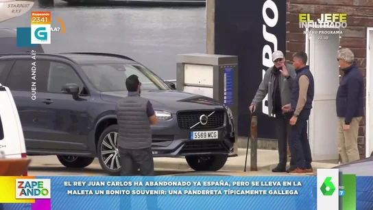 El inesperado regalo que recibió el rey Juan Carlos antes de abandonar Sanxenxo El inesperado regalo que recibió el rey Juan Carlos antes de abandonar Sanxenxo