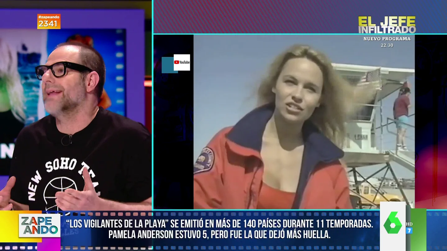 Alberto Rey, sobre Pamela Anderson en Los vigilantes de la playa Alberto Rey, sobre Pamela Anderson en Los vigilantes de la playa
