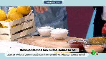 El nutricionista Pablo Ojeda explica los diferentes tipos de sal y desvela cuándo debes echarla en tus platos