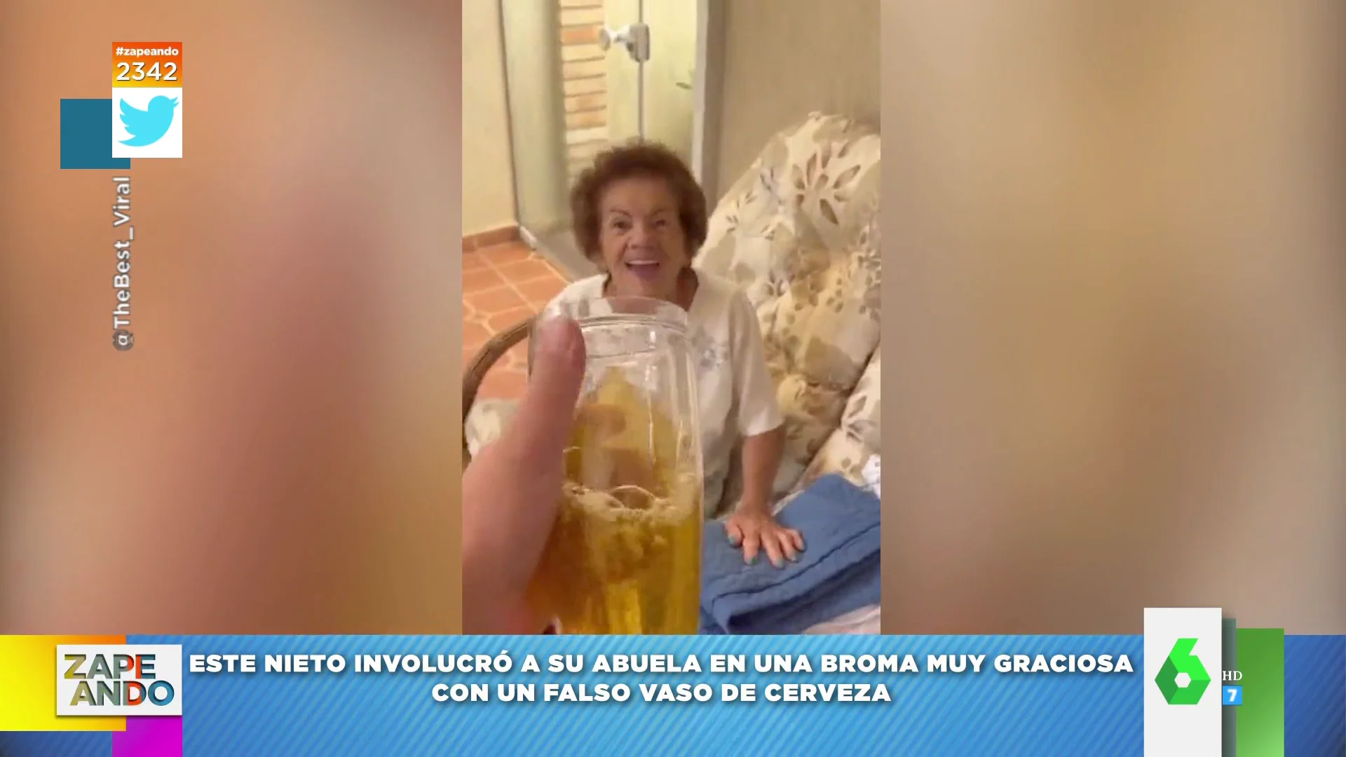 La broma de un chico a su abuela que termina con ella como la bromista: "Es el crimen perfecto de las bromas"