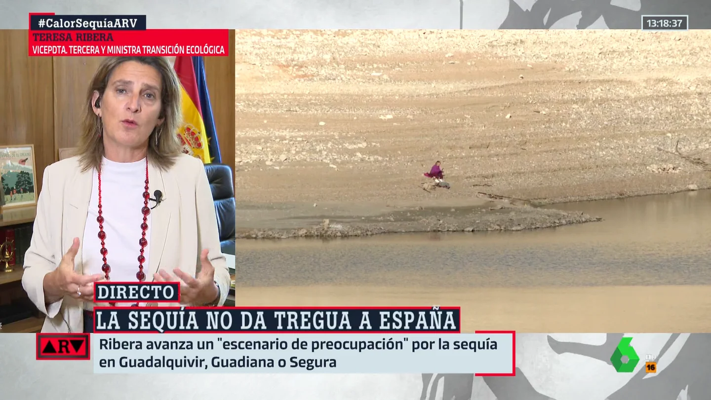 Ribera avanza un "escenario de preocupación" por la sequía en Guadalquivir, Guadiana o Segura Ribera avanza un "escenario de preocupación" por la sequía en Guadalquivir, Guadiana o Segura