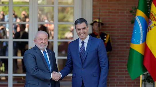 Pedro Sánchez recibe a Luiz Inácio Lula da Silva en Moncloa  Pedro Sánchez recibe a Luiz Inácio Lula da Silva en Moncloa