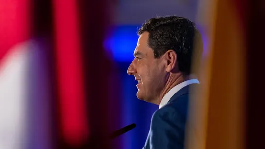 Fotografía de archivo del presidente de la junta de Andalucía, Juanma Moreno Fotografía de archivo del presidente de la junta de Andalucía, Juanma Moreno