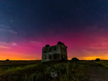Una aurora boreal capturada en Extremadura, imagen del día para la NASA Una aurora boreal capturada en Extremadura, imagen del día para la NASA