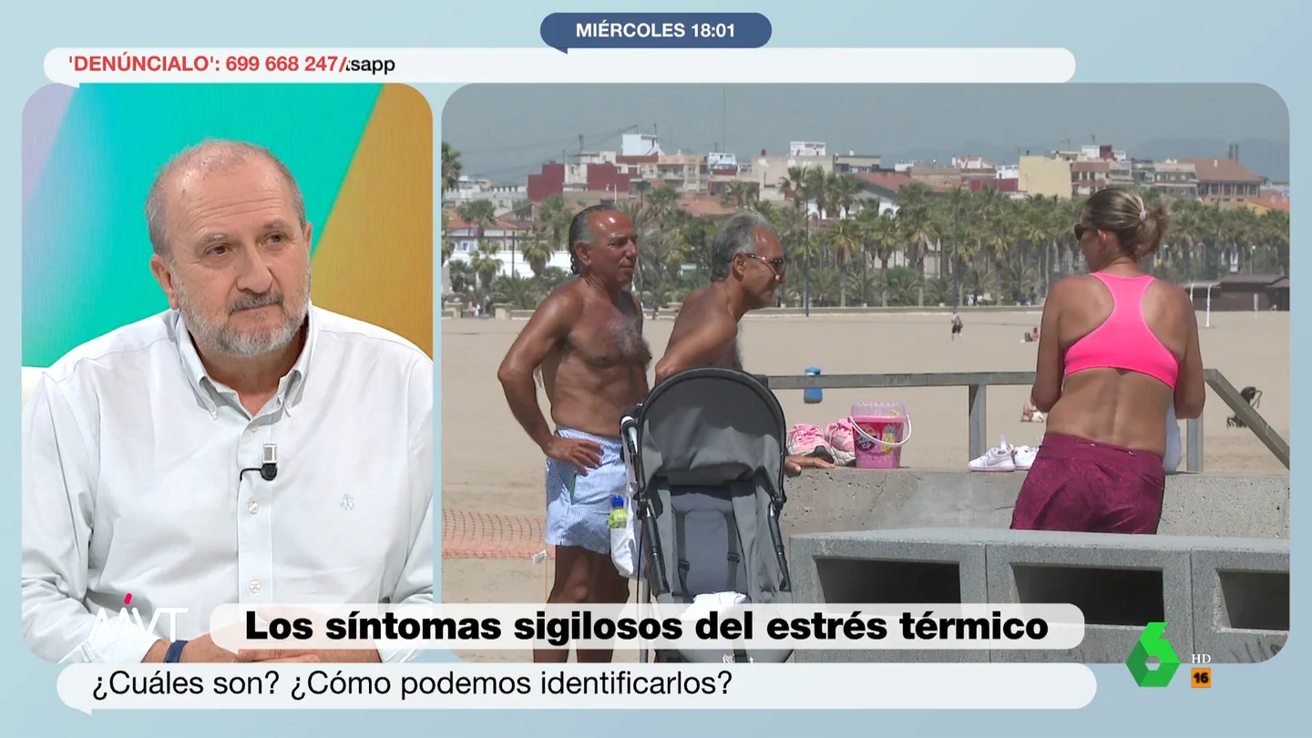 Un médico alerta de cuáles son los síntomas del 'estrés térmico': "Puede ser muy grave y llegar al golpe de calor mortal" Un médico alerta de cuáles son los síntomas del 'estrés térmico': "Puede ser muy grave y llegar al golpe de calor mortal"