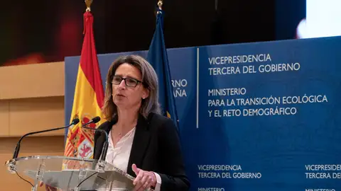 La vicepresidenta tercera y ministra de Transición Ecológica, Teresa Ribera
