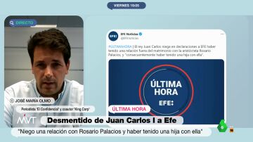 José María Olmo interviene en MVT tras el desmentido del rey emérito