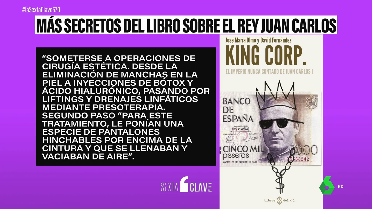 Más detalles ocultos del rey: dinero de Suiza para la familia, operaciones estéticas y el yate 'picadero' de Barcelona Más detalles ocultos del rey: dinero de Suiza para la familia, operaciones estéticas y el yate 'picadero' de Barcelona