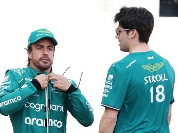 Fernando Alonso y Lance Stroll