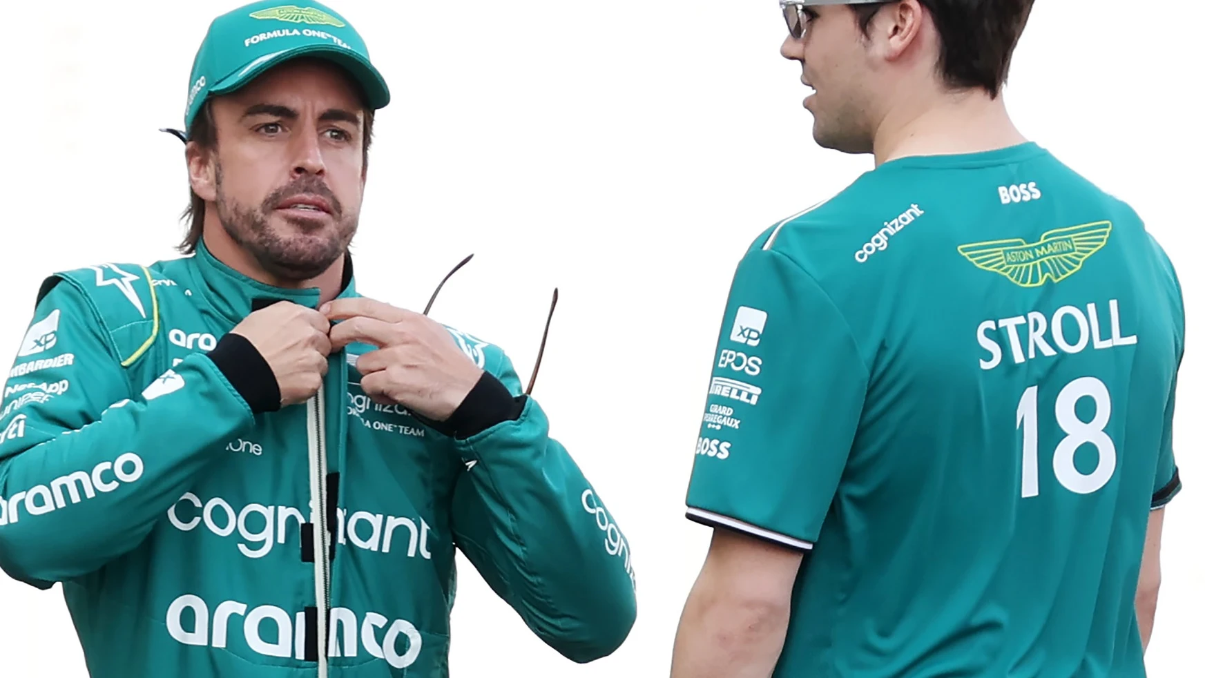 Fernando Alonso y Lance Stroll Fernando Alonso y Lance Stroll
