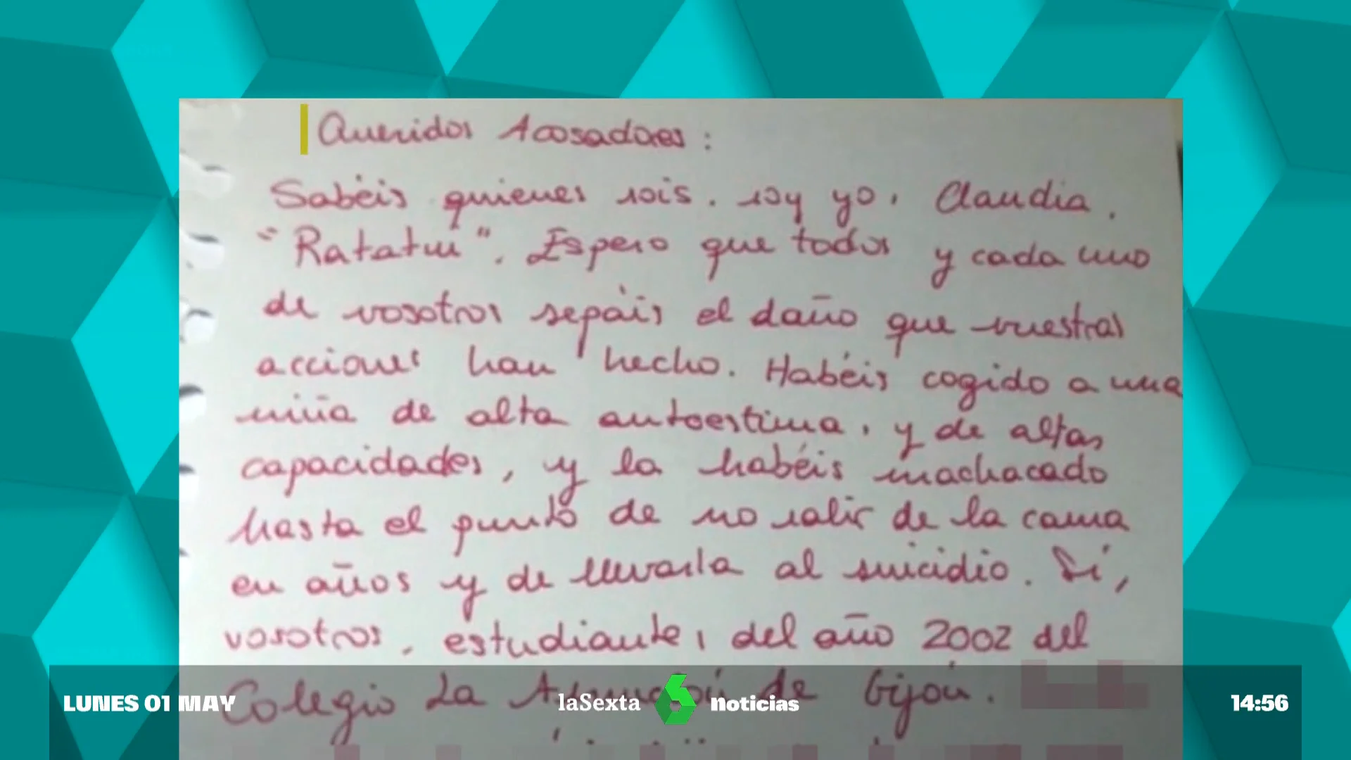 SUICIDIO CHICA GIJÓN