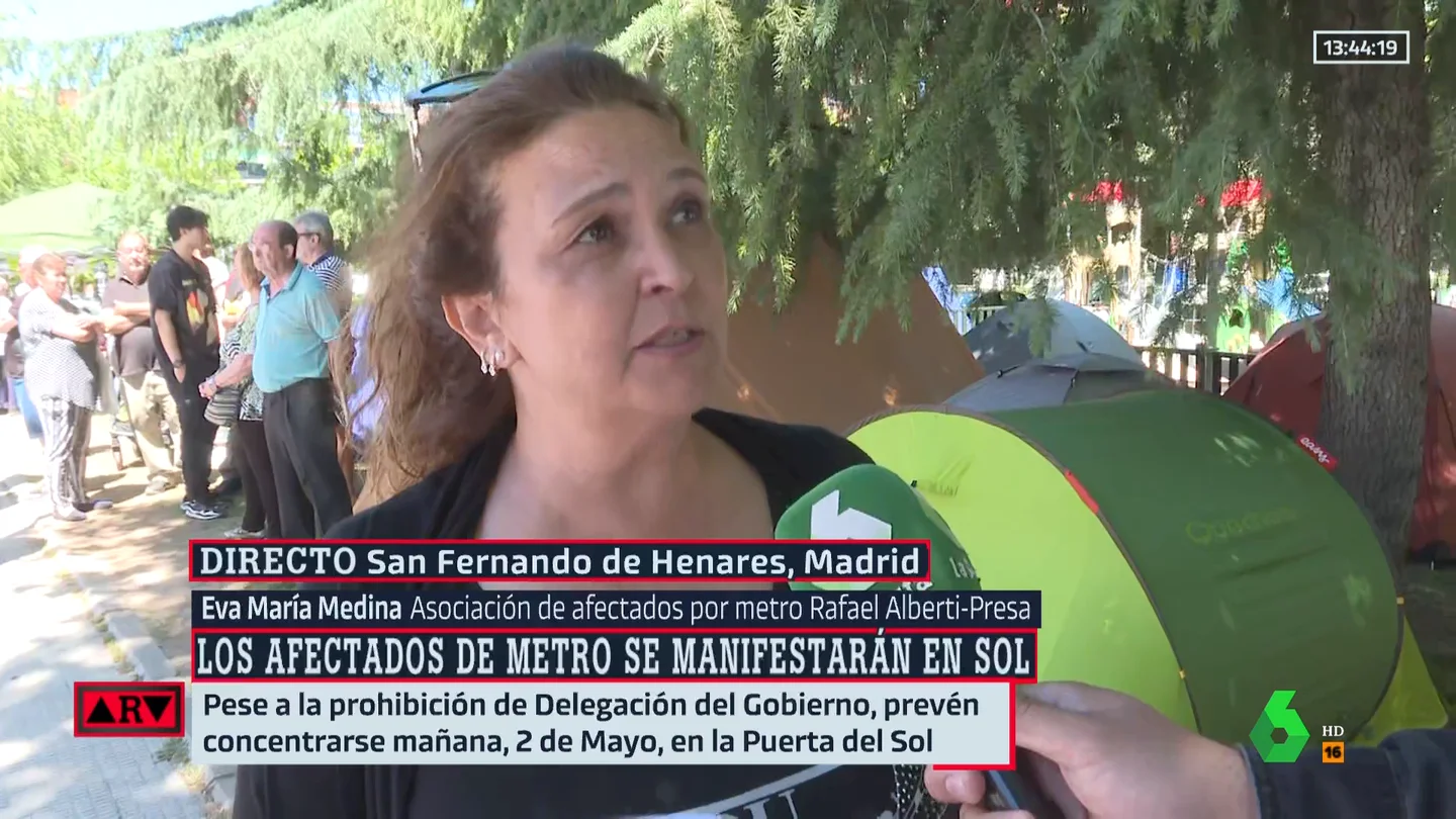 La denuncia de una vecina de San Fernando tras 20 días acampados sin recibir indemnizaciones por la línea 7B: "Tengo la cuenta a 0" La denuncia de una vecina de San Fernando tras 20 días acampados sin recibir indemnizaciones por la línea 7B: "Tengo la cuenta a 0"