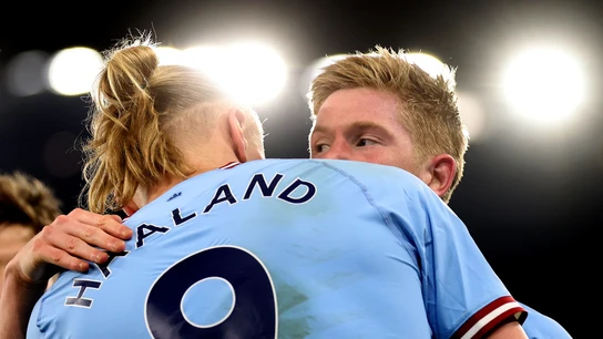 Haaland y Kevin de Bruyne Haaland y Kevin de Bruyne