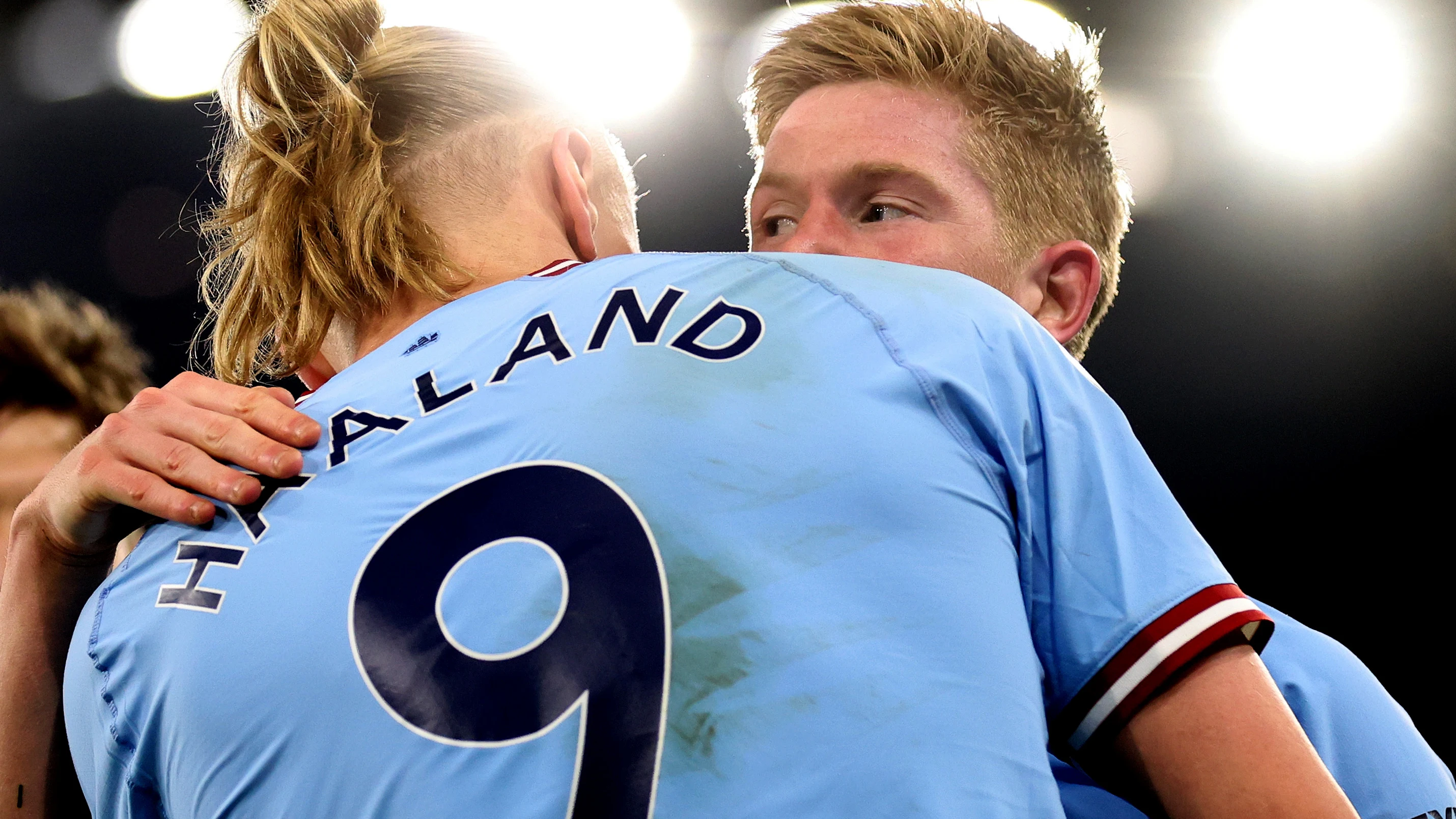 Haaland y Kevin de Bruyne