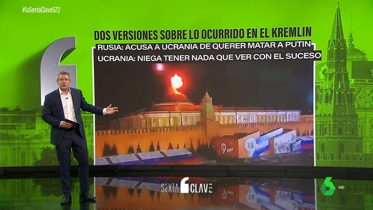 Las certezas que deja el ataque al Kremlin: Rusia acusa a Ucrania pero éstos niegan estar detrás Las certezas que deja el ataque al Kremlin: Rusia acusa a Ucrania pero éstos niegan estar detrás