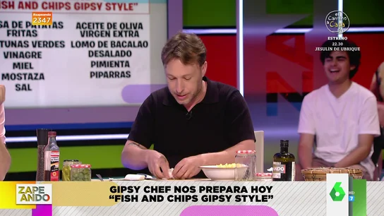 Gipsy Chef cocina fish and chips en Zapeando Gipsy Chef cocina fish and chips en Zapeando