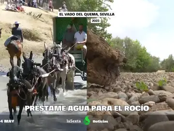 Los romeros se revuelven contra la Junta tras pedir un desembalse de agua para el bautismo de El Rocío: &quot;No queremos un desperdicio&quot;