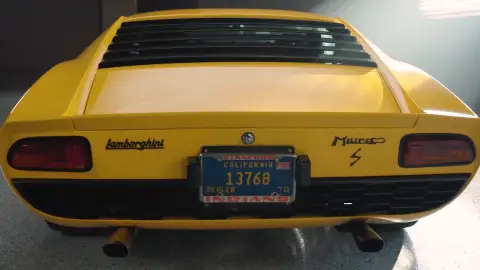 En la imagen, una unidad 'californiana' del Lamborghini Miura.