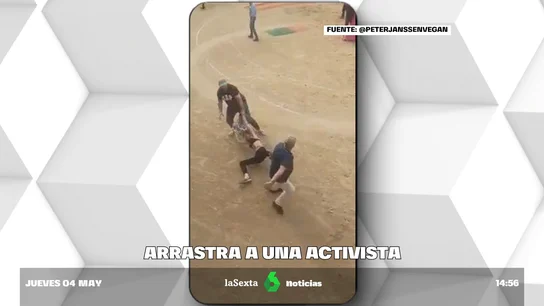 activista apaleada activista apaleada