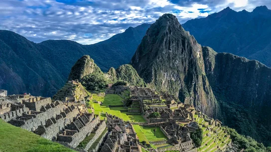 Imagen de archivo de Machu Picchu en Perú Imagen de archivo de Machu Picchu en Perú