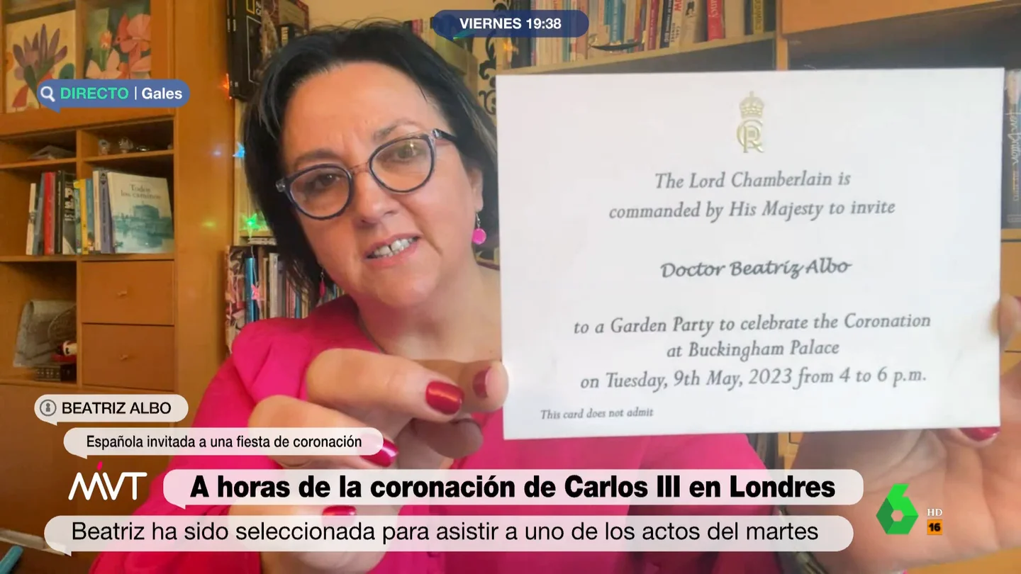 Beatriz Albo, española invitada a la coronación de Carlos III Beatriz Albo, española invitada a la coronación de Carlos III