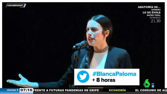 Alfonso Arús, sobre el percance de Blanca Paloma a pocos días de Eurovisión: "Que vayan descalzos, como Remedios Amaya" Alfonso Arús, sobre el percance de Blanca Paloma a pocos días de Eurovisión: "Que vayan descalzos, como Remedios Amaya"