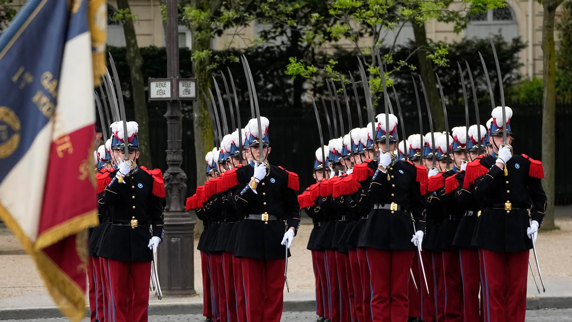 Desfile militar por el Día de la Victoria en París, Francia