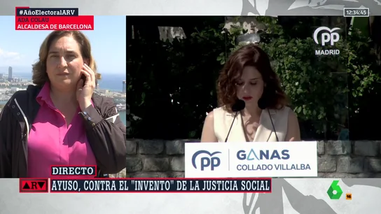 Ada Colau responde Ayuso Ada Colau responde Ayuso