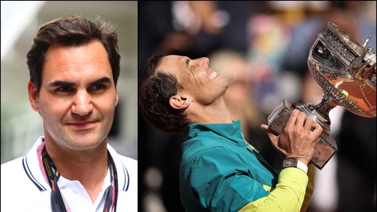 Roger Federer y Rafa Nadal Roger Federer y Rafa Nadal