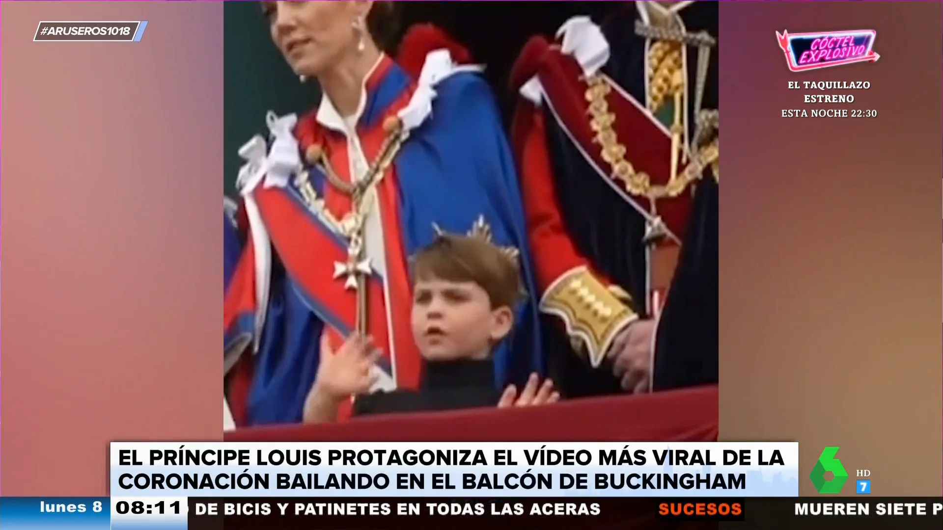 El príncipe Louis, protagonista de la coronación de Carlos III y Camila: este es su baile viral