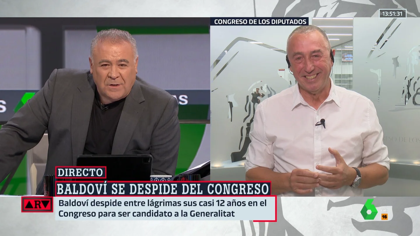 Baldoví emocionado ARV Baldoví emocionado ARV