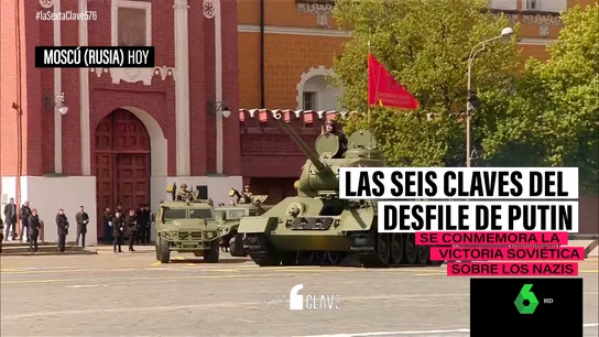 El desfile más sobrio del Día de la Victoria rusa: un solo tanque, poco público y un discurso victimista de Putin El desfile más sobrio del Día de la Victoria rusa: un solo tanque, poco público y un discurso victimista de Putin