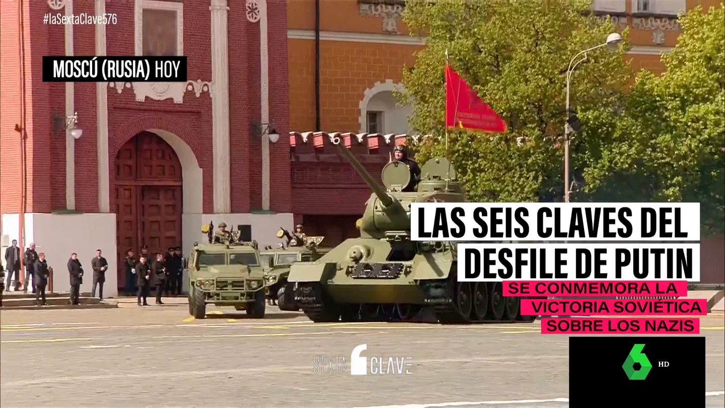 El desfile más sobrio del Día de la Victoria rusa: un solo tanque, poco público y un discurso victimista de Putin El desfile más sobrio del Día de la Victoria rusa: un solo tanque, poco público y un discurso victimista de Putin