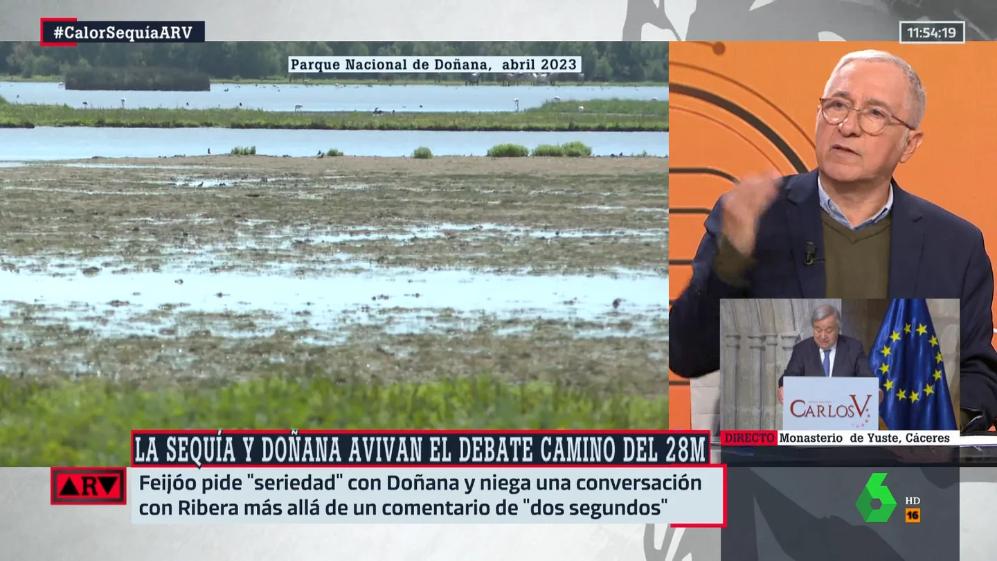 El análisis de Sardá sobre el plan de Juanma Moreno para Doñana: "Es estar en plena campaña al precio que sea" El análisis de Sardá sobre el plan de Juanma Moreno para Doñana: "Es estar en plena campaña al precio que sea"